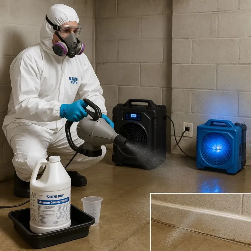 Sanitization and Odor Removal process in Westfield, NJ